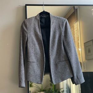 TOPSHOP Blazer in Black & White - Size Small